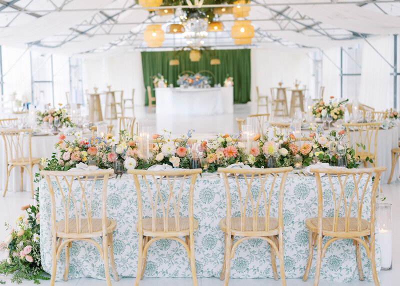 Elegant ballroom reception at Rosewood Miramar Beach