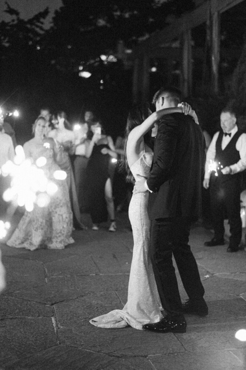 45_Jessica+Simon|Wedding-671_Graydon hall sparkler first dance photo