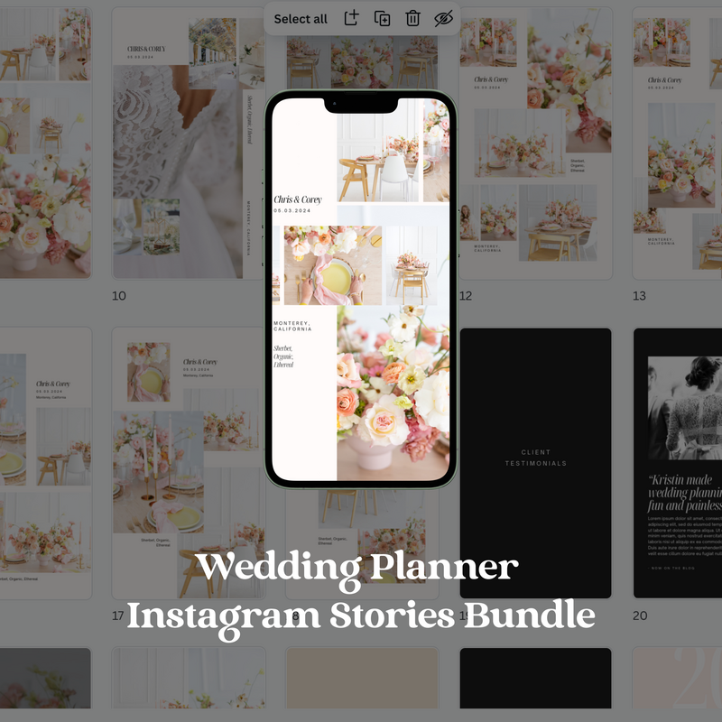 Canva Templates for Wedding Planners