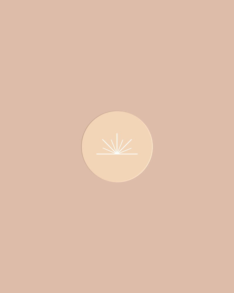 Elegant logo design for a candle company, focusing on simplicity and modern boho aesthetics.