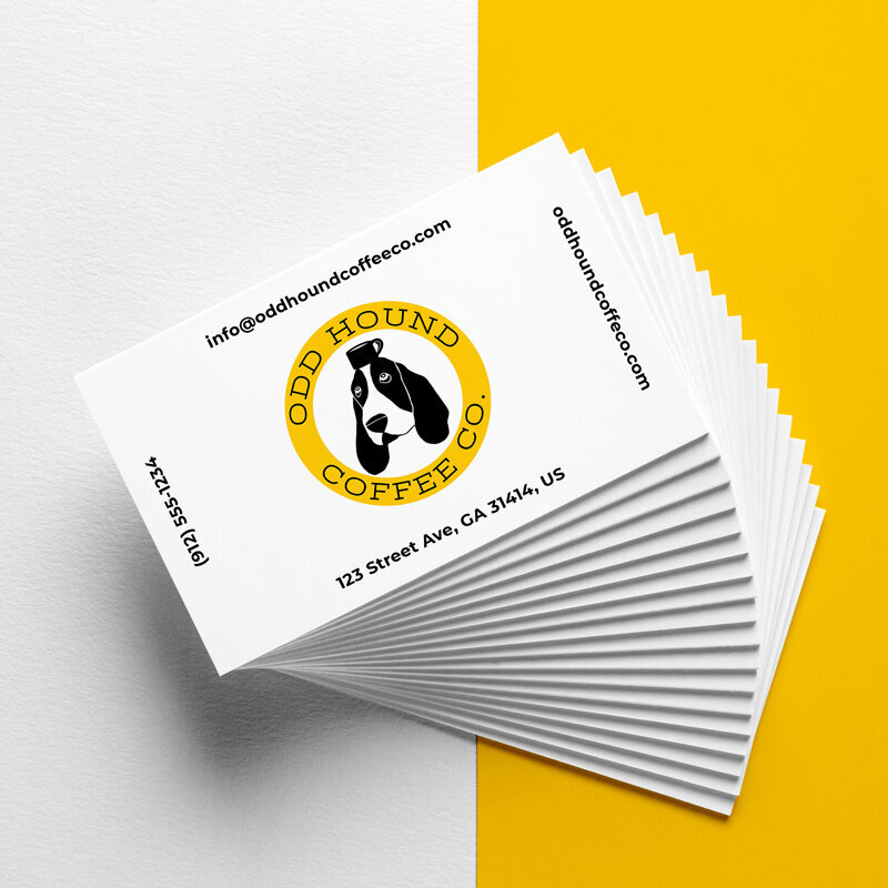 Odd Hound Coffee Co Business Card