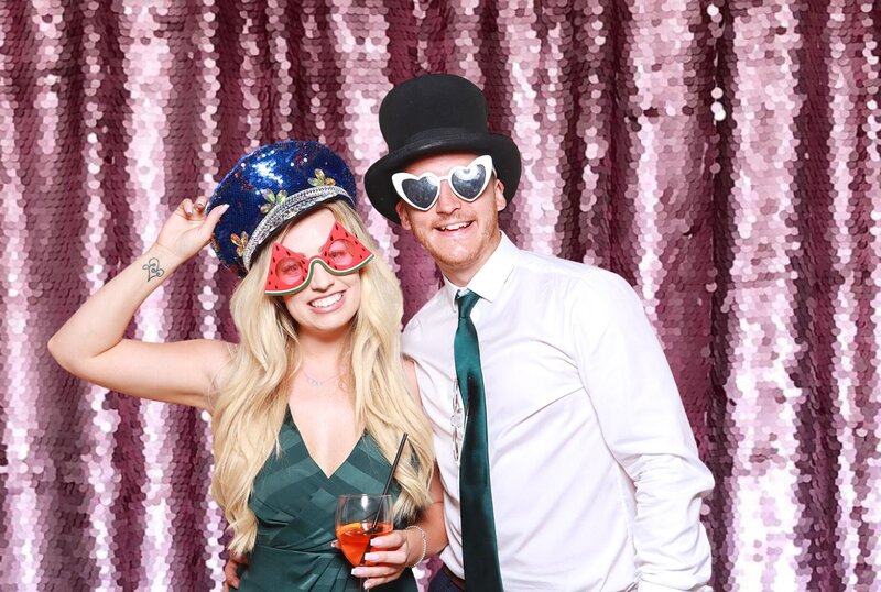 lilac sequins wedding backdrop photo booth