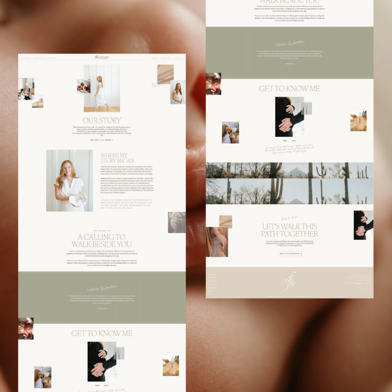 website for wellness company