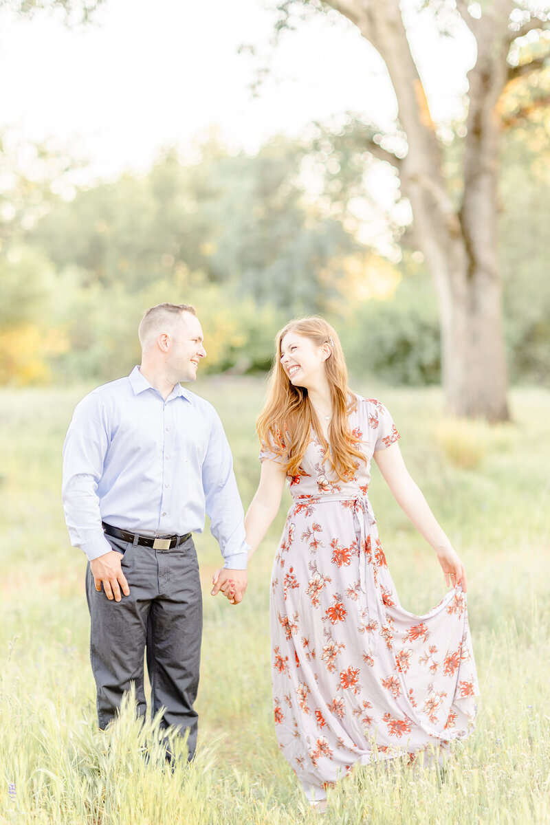 Spring Engagement Session in Upper Bidwell Park