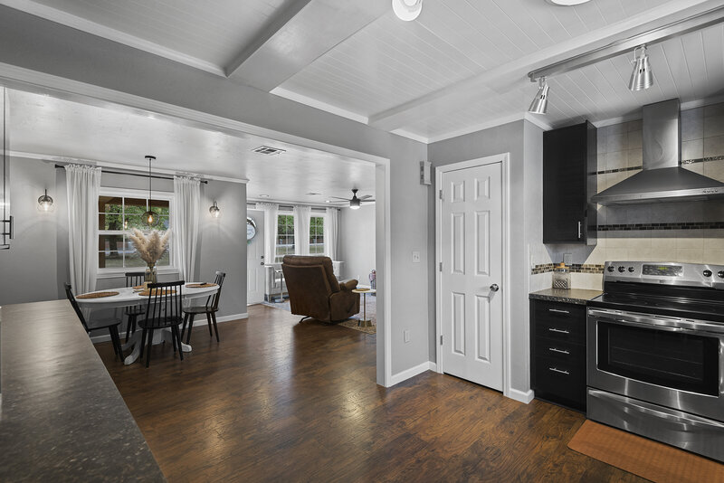 Updated kitchen and dining room in Oklahoma