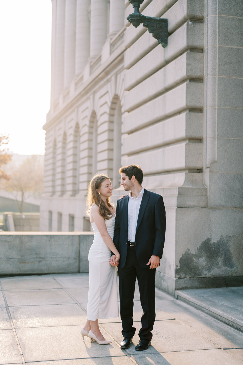 Fall Engagement Session in Downtown Cleveland-12