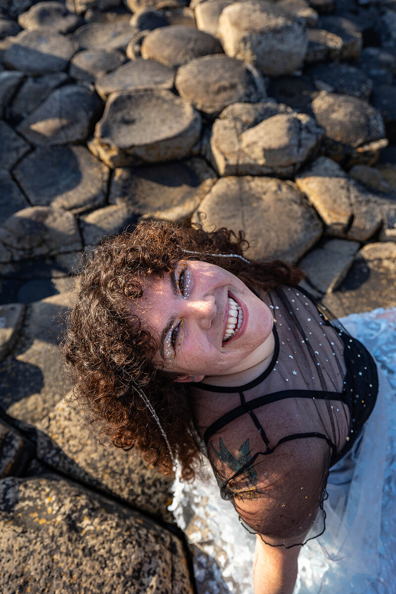 Portrait photos on the beach