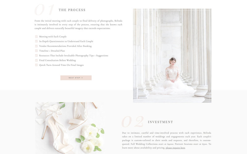 Handcrafting Heartfelt Brand & Website Designs for Female Creatives |  Showit | Showit Templates | by Viva la Violet | Belinda Jean Photography