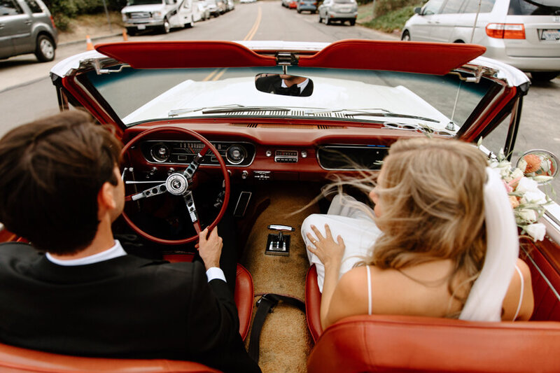 A wedding in San Clemente, California.