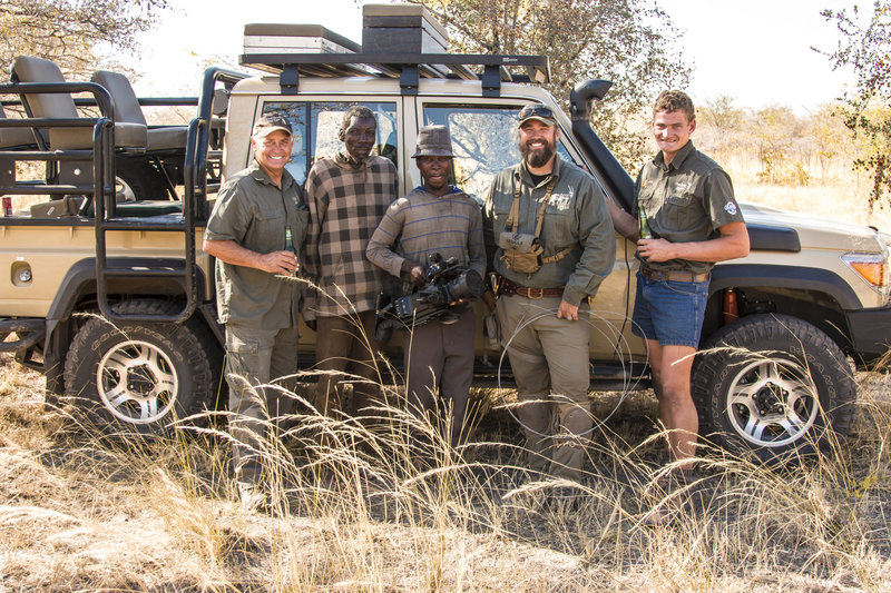 Behind the scenes with the filming crew in Namibia. On set with Raven 6 Studios and Omujeve Safaris