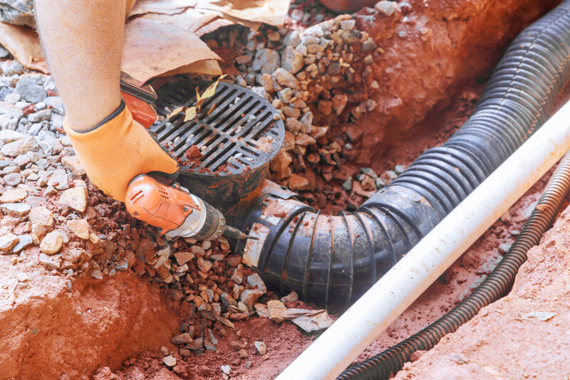 Fixing drainage issues