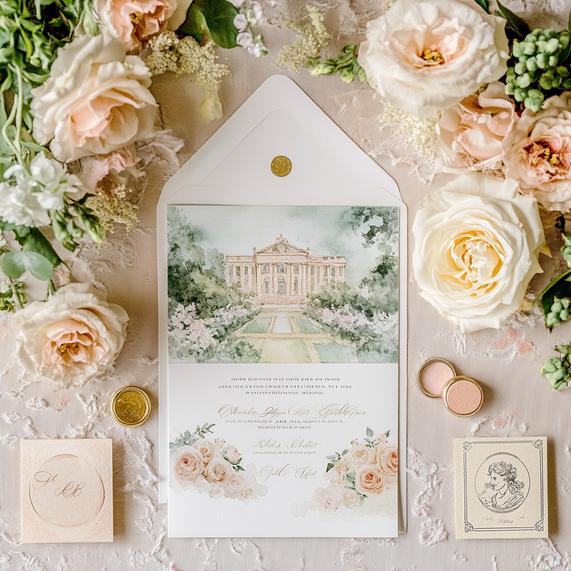 kdurski_86694_A_flat_lay_of_an_elegant_wedding_invitation_with__e88d332e-e14f-4bac-b6fe-a6ca965b9417