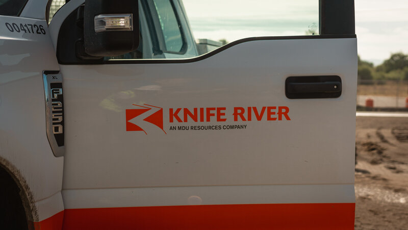 knife river truck door