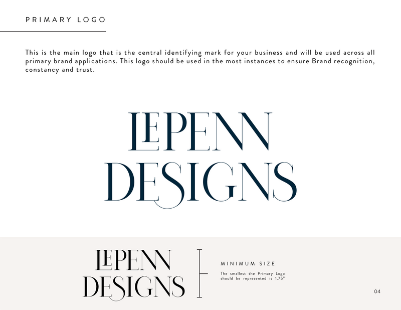 Lepenn_Brand Identity Style Guide_Primary Logo