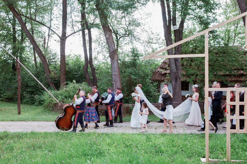 to church wedding