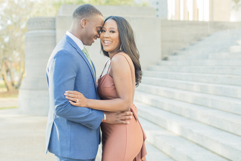 Macalah & Rickey  engagement session in downtown Jackson, Mississippi