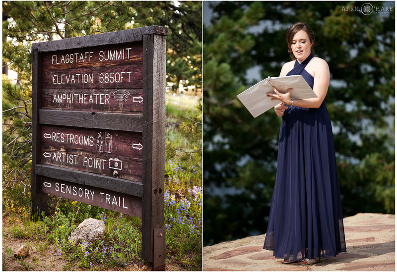 Details from a summer wedding at Sunrise Amphitheater