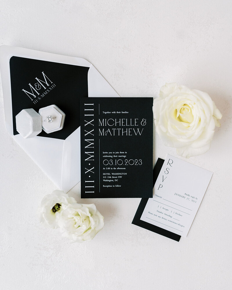 black-white-wedding-invitation-modern