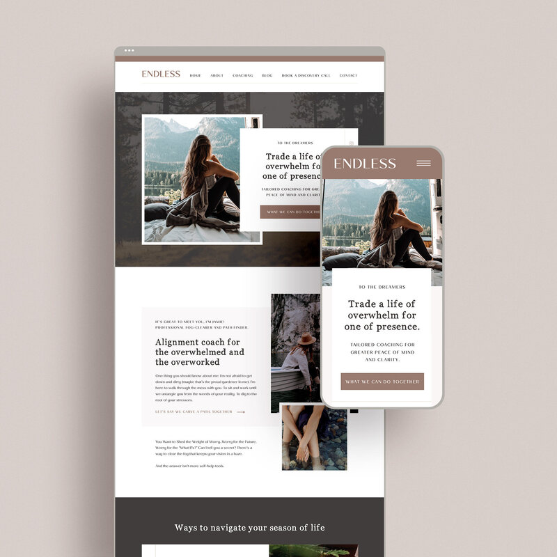 Showit Website Template