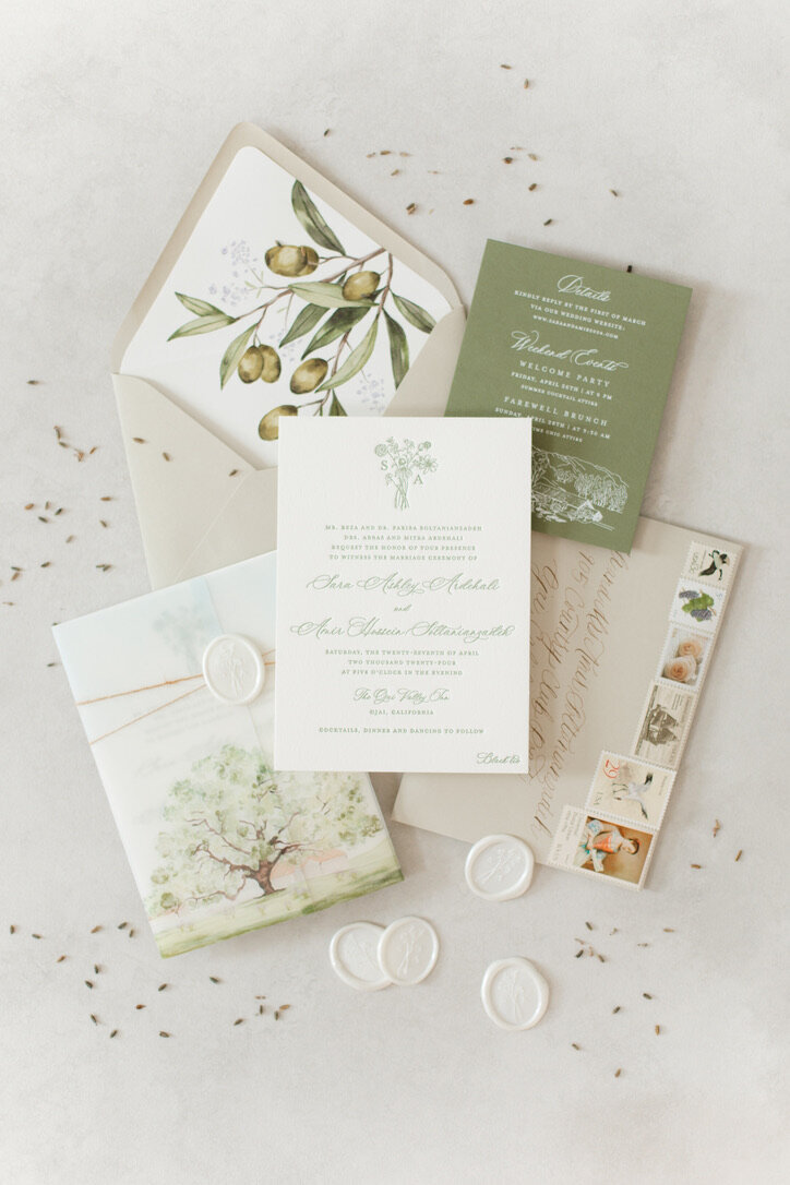 Lindsey Ellen Paper Co. logo – custom wedding stationery designer