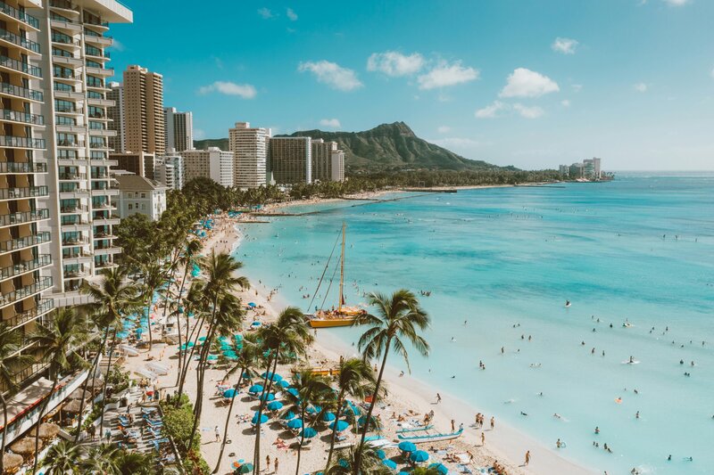 Picture of Honolulu from the water