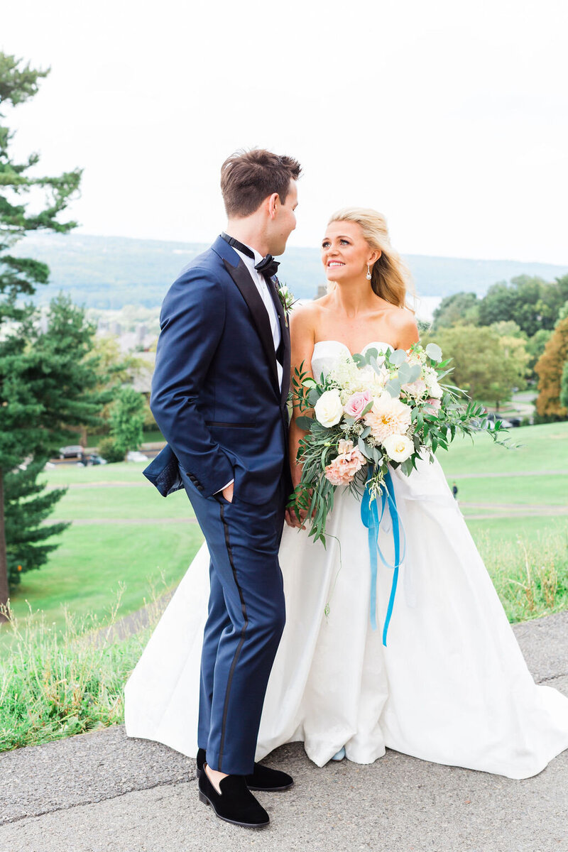 Cornell University wedding couple