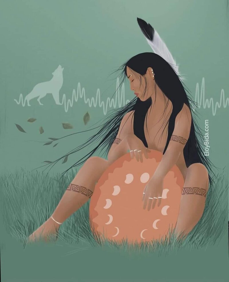 indienne loup