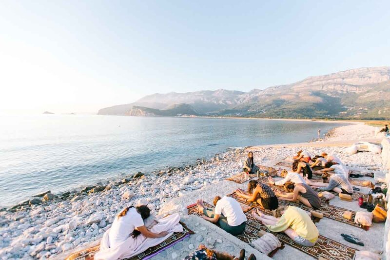 Yoga by the sea in Montenegro