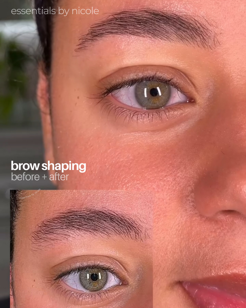 expert brow shaping and brow waxing in west springfield MA by Essentials by Nicole