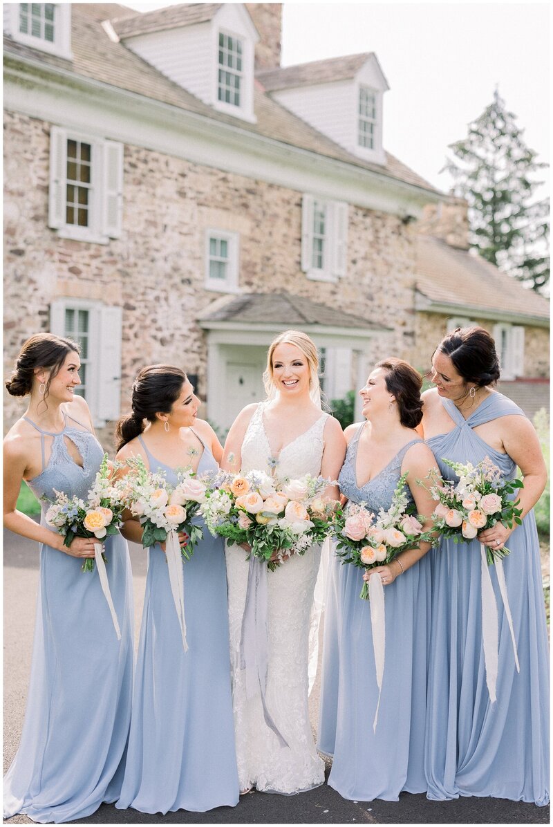 Bride at The Ryland Inn in New Jersey photographed by Caroline Morris Photography