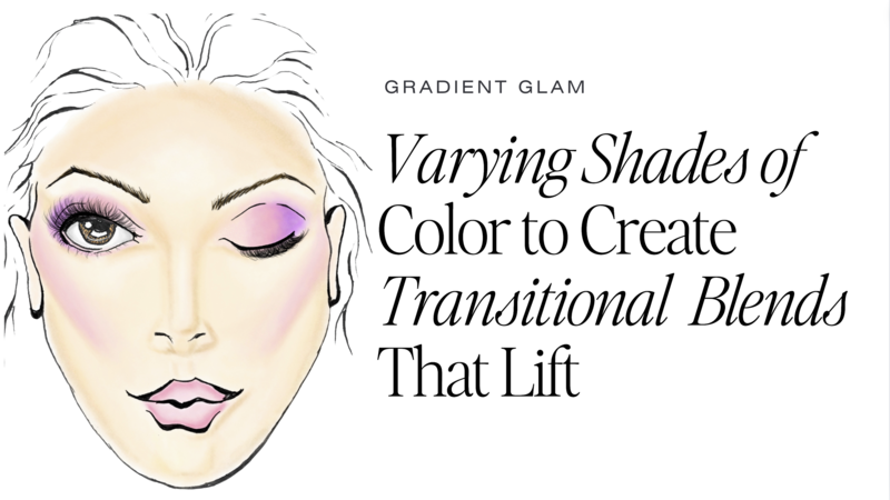 Gradient Glam Makeup Look