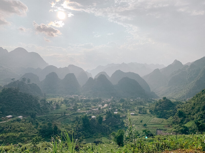 Northern Vietnamese Mountains from our Vietnam trip