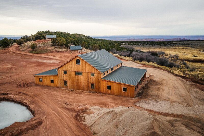Reclaimed Barn & Log Cabin | Canyonland Ranch Compound
