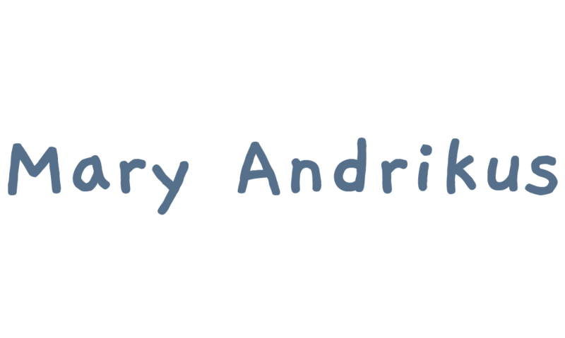 Mary Andrikus Logo-Blue