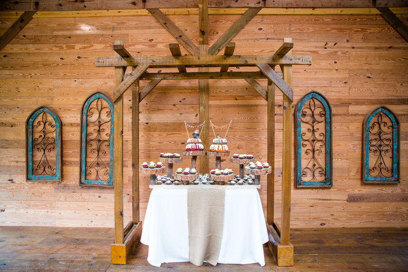 The Covered Pavilion with a gorgeous fireplace at center stage makes for an excellent ceremony site