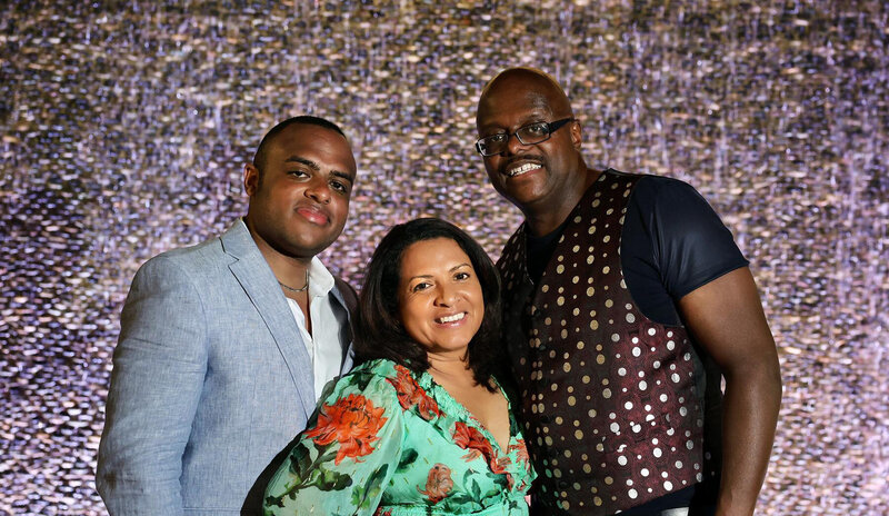 The Bridges Cinema team posing together in Miami, Florida.