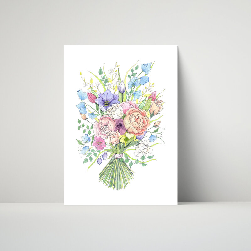 Standing Mockup Spring Blooms
