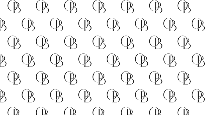 Pattern design for Olive Black events, a wedding planner in Colorado