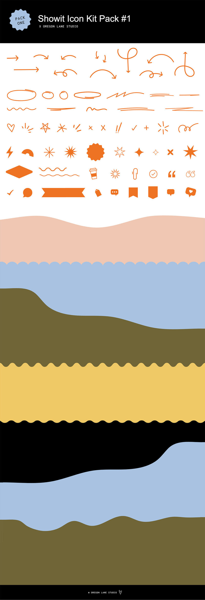 Icon Kit 1 - oregonlane.com | Showit Icon Kit #1: The Essential Collection