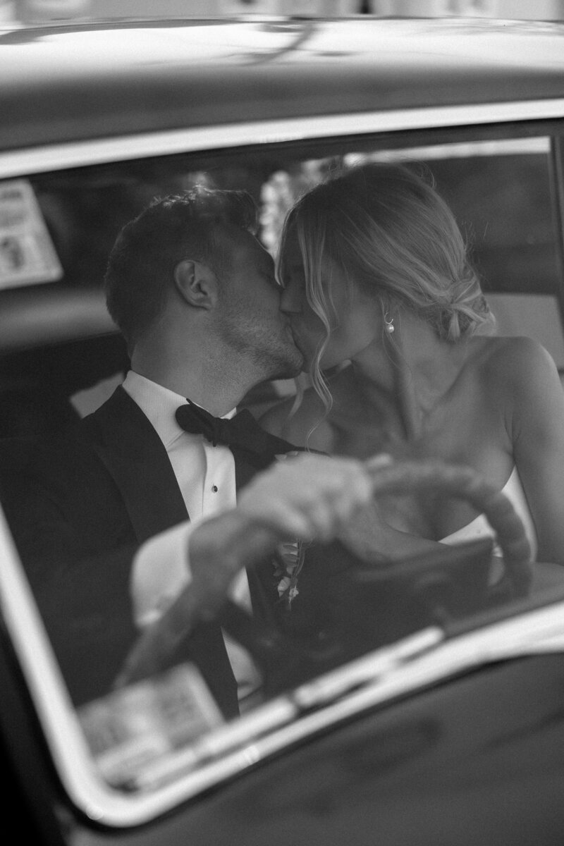 Timeless Vintage Car Wedding RI