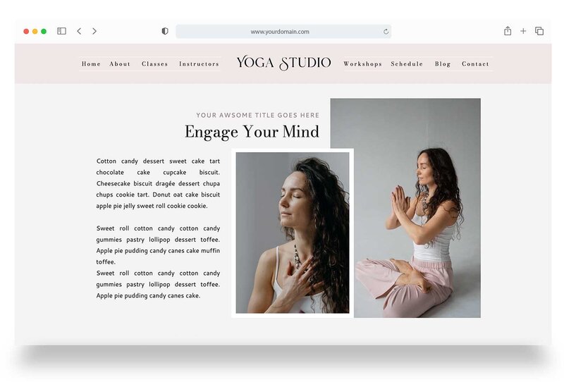 living in graphics website template margo yoga studio-02