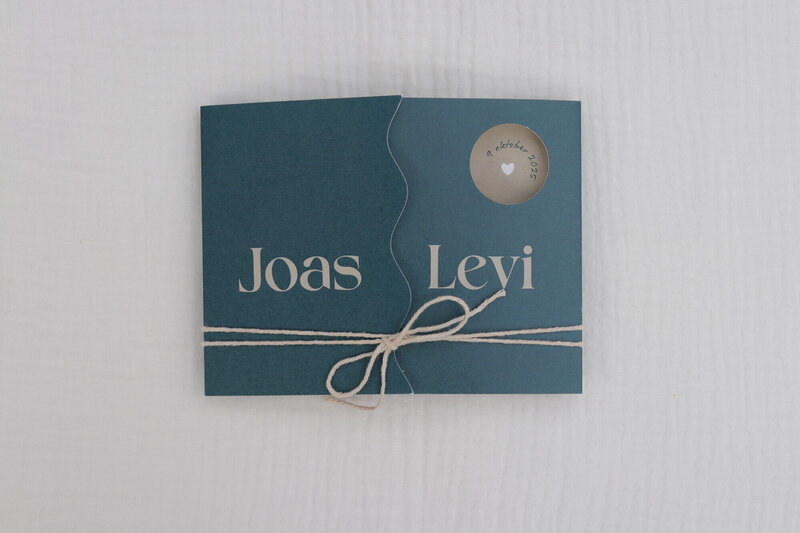 Uniek-tweeling-geboortekaartje-met-stansvorm-Joas-Levi-5