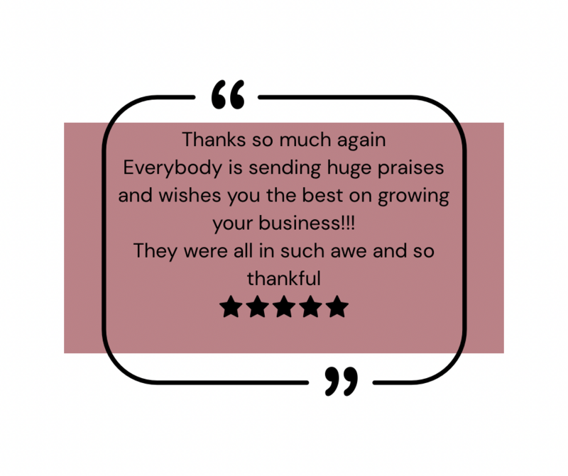 Petal & Pine Photography client review