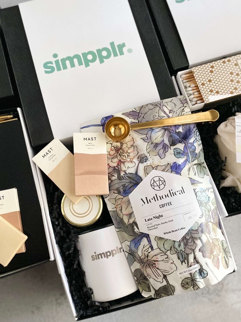 Curated Corporate Gift Boxes - Client Onboarding Gift Boxes - Box+Wood Gift Company