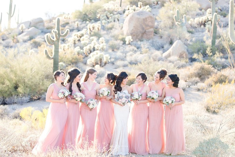 Blush Four Seasons Scottsdale Troon North Wedding | Amy & Jordan Photography