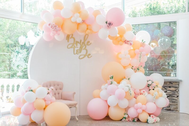 barbie balloon installation