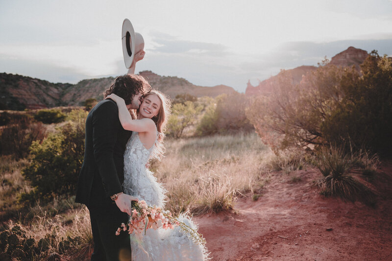 Striking And Simple Elopement Shoot