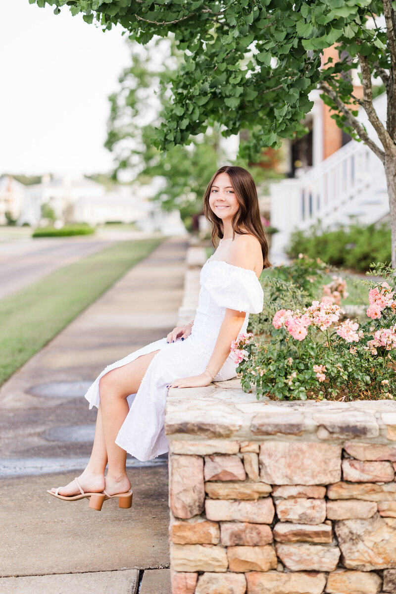 Cassidy's maternity session among lush greenery, photographed by Abby Bell Photography, Fine Art Photographer in Alabama.