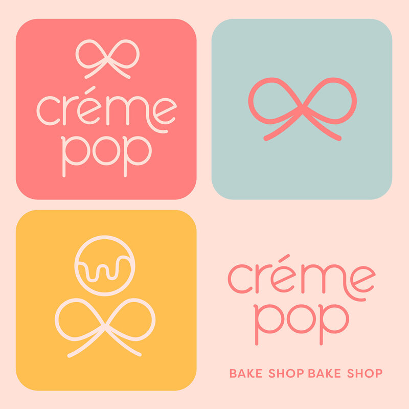 colorful bake shop logos