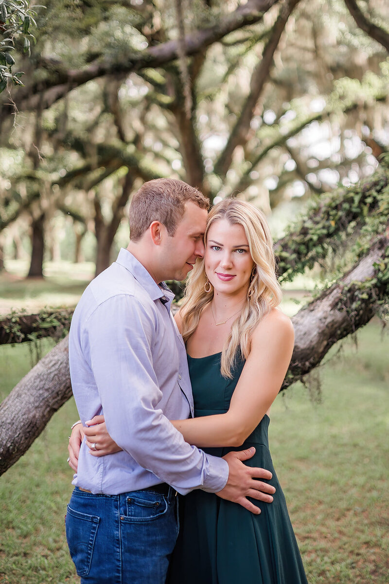 engagement bride and groom savannah georgia